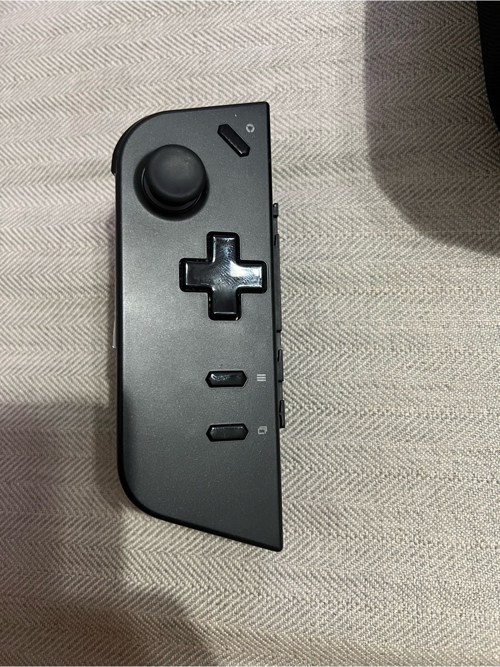 Wireless Left-Side Game Controller - Black Ergonomic Design